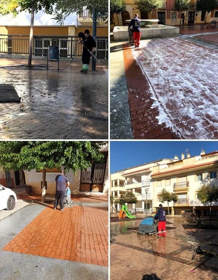 Limpieza Fira de Tots Sants